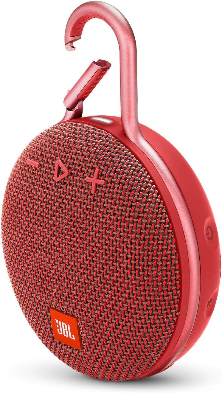 Unleash the Adventure with JBL Clip 3: The Ultimate Portable Waterproof Bluetooth Speaker in Red